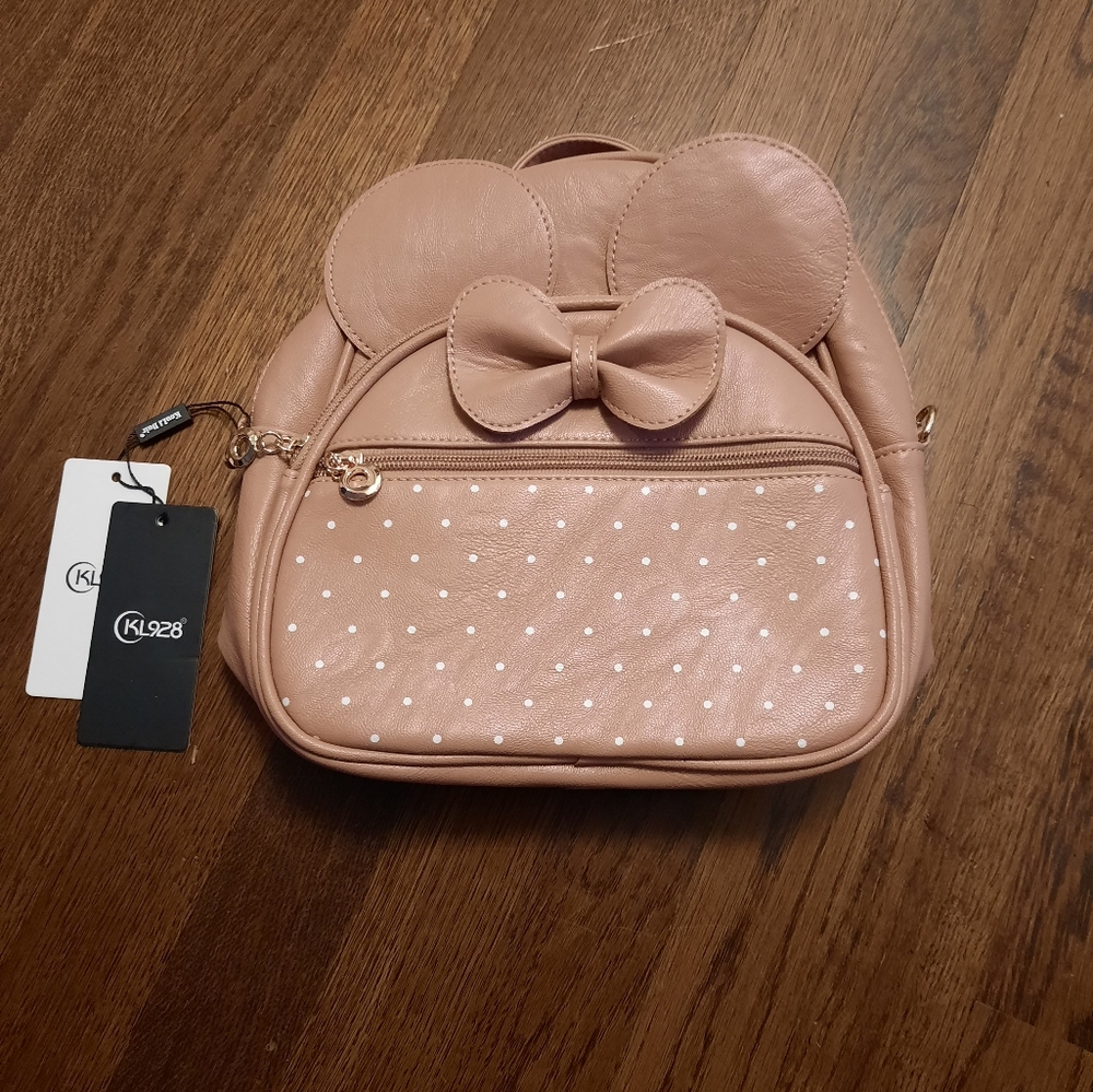 KL928 kids rose pink small backpack